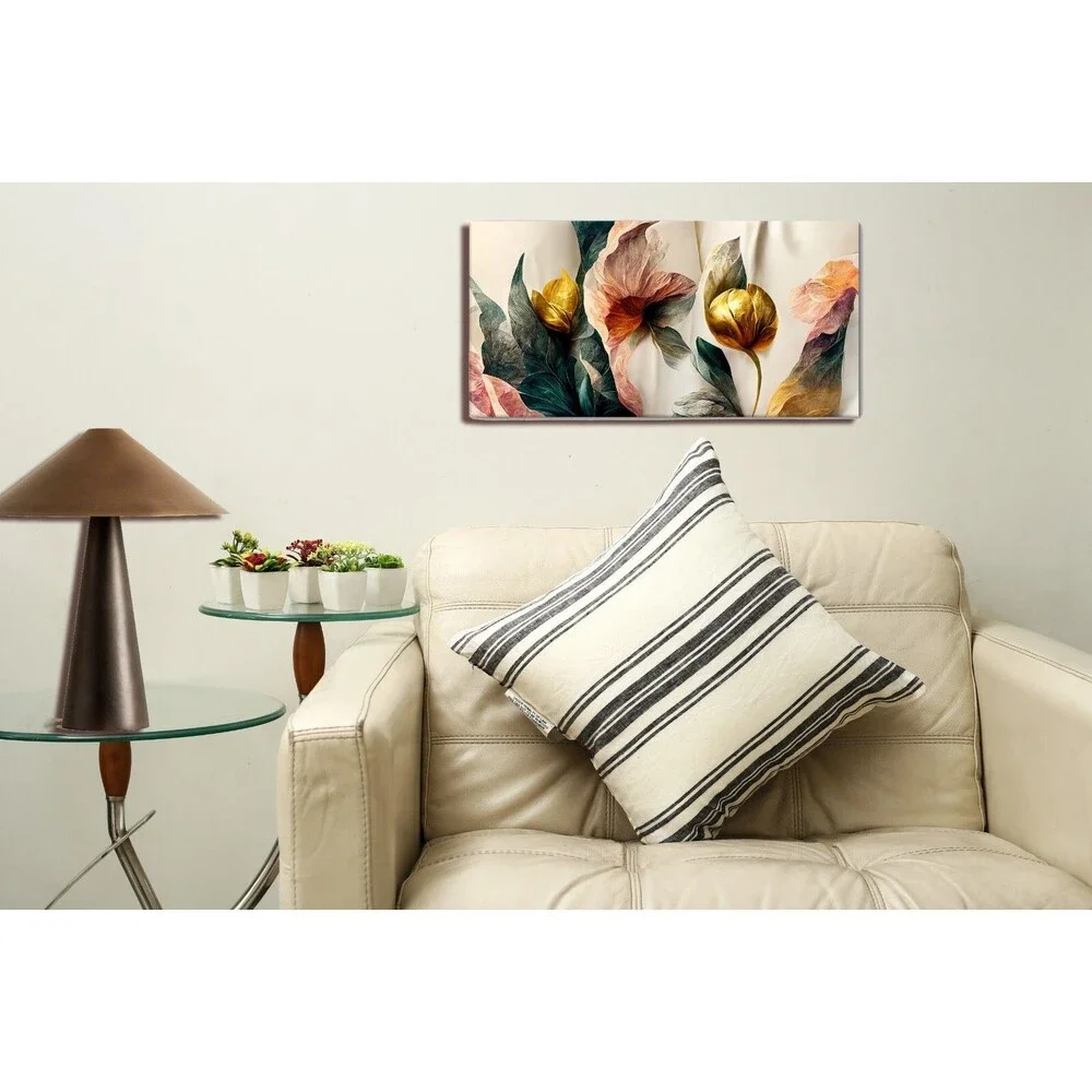 2 PCS Bee & Willow Cushion Cover Square Throw Pillow Case Sofa Printed 278417